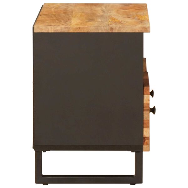 vidaXL TV-Schr&auml;nk Braun 70 x 33,5 x 46 cm Massivholz Mango