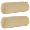 vidaXL Kissenbezug 2 pcs HEERLEN Beige &Oslash; 15 x 40 cm Polyester