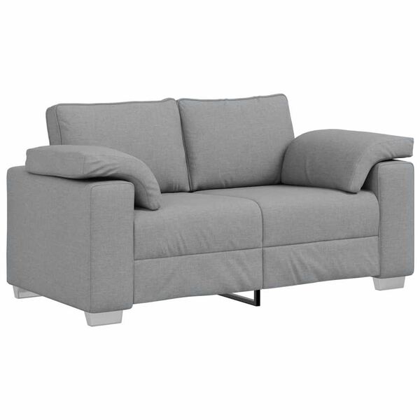 vidaXL Sofa Hellgrau 160 x 77 x 82 cm Stoff