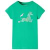Kinder-T-Shirt Gr&uuml;n 128