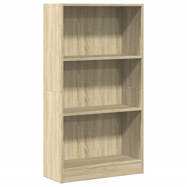 vidaXL Bücherregal Sonoma-Eiche 60x24x109 cm Holzwerkstoff