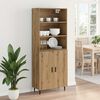 vidaXL Highboard Artisan-Eiche 69,5 x 34 x 180 cm