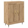 vidaXL Highboard 2 pcs Artisan-Eiche Holzwerkstoff