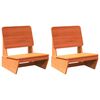 vidaXL Gartenst&uuml;hle 2 Stk. Wachsbraun 60x64x70,5 cm Massivholz Kiefer