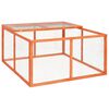 vidaXL Kaninchenstall 124x120x60 cm Massivholz Tanne