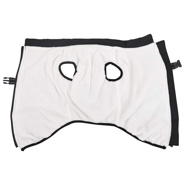 vidaXL Hundemantel mit Geschirr Wasserdicht Reflektierend Schwarz L48