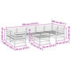 vidaXL 8-tlg. Garten-Sofagarnitur Massivholz Douglasie