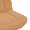 vidaXL Drehstuhl Beige 63 x 75 x 76 cm Schafsleder