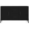 vidaXL Sideboard Schwarz 100x36x60 cm Holzwerkstoff