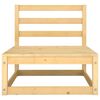 vidaXL 7-tlg. Garten-Lounge-Set Massivholz Kiefer