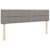 vidaXL Ottoman-Bett mit Matratze Taupe 180x200 cm Stoff