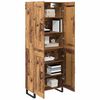 vidaXL Highboard Altholz 69,5 x 34 x 180 cm Holzwerkstoff