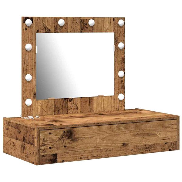 vidaXL Schminktisch mit Schubladen Braun 83 x 40 x 70 cm Holzwerkstoff