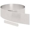 vidaXL Raseneinfassung 4 Stk. 450 x 0,05 x 20 cm Edelstahl Silber