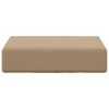 vidaXL Sitzkissen f&uuml;r Outdoor Taupe 40 x 40 x 8 cm 100 % Polyester