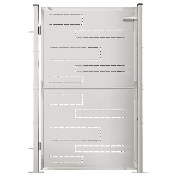 vidaXL Gartentor 100 x 145 cm Edelstahl