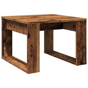 vidaXL Beistelltisch Altholz-Optik 50x50x35 cm Holzwerkstoff