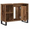 vidaXL Badezimmerschrank mit T&uuml;r Altholz 80 x 33 x 60 cm Holzwerkstoff