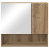 vidaXL Spiegelschrank Artisan-Eiche 59 x 17 x 55 cm Holzwerkstoff