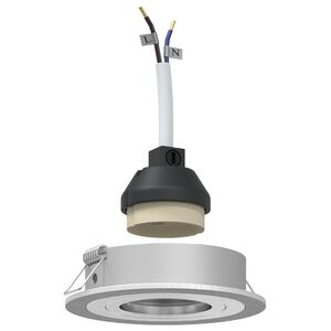 vidaXL Spotlights mit Strahlern 6 pcs Silber 9 x 9 x cm Aluminium