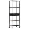 vidaXL B&uuml;cherregal 60x35x180 cm Raues Mangoholz & Eisen