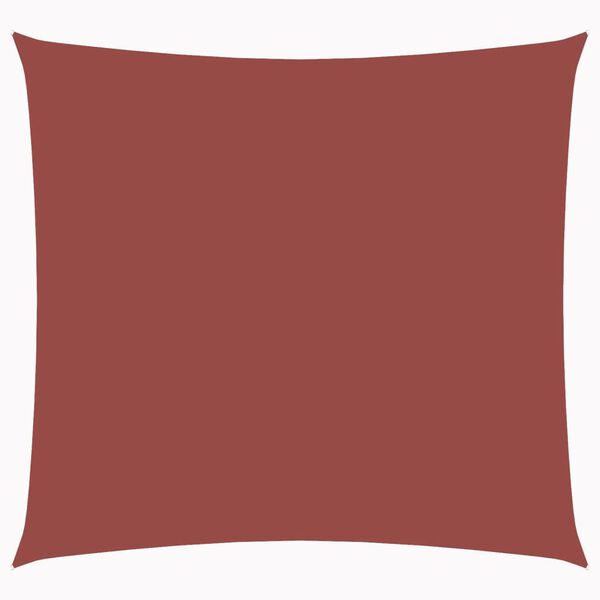 vidaXL Sonnensegel Oxford-Gewebe Quadratisch 3,6x3,6 m Terracotta