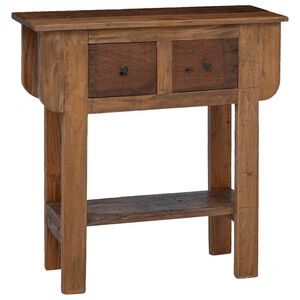 vidaXL Konsolentisch Gemischtes Altholz 80x35x80 cm
