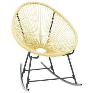 vidaXL Acapulco-Gartenstuhl Poly Rattan Beige