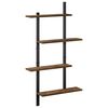 vidaXL Wandregal R&auml;uchereiche 61 x 13,5 x 105,5 cm Holzwerkstoff