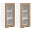vidaXL H&auml;ngeschrank 2 pcs Artisan-Eiche 40 x 31 x 80 cm Holzwerkstoff
