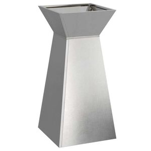 vidaXL S&auml;ulen Pflanzer Silber 35 x 35 x 73 cm Edelstahl