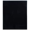 vidaXL Fensterfolie Statisch Matt Schwarz 90x2000 cm PVC