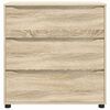 vidaXL Aufbewahrungsschrank Sonoma-Eiche 80 x 31 x 81 cm Holzwerkstoff
