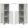 vidaXL Badezimmerschrank mit Speicher Beton Grau 30 x 35 x 95 cm