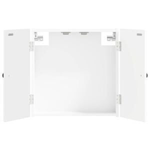 vidaXL Dartboard Schrank EDE Wei&szlig; 52,5 x 10,5 x 53,5 cm Holzwerkstoff