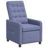 vidaXL Liegestuhl Jeans blau 65 x 93 x 102 cm Stoff
