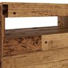 vidaXL TV-Schrank mit LED Altholz-Optik 120x35x40 cm Holzwerkstoff