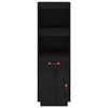 vidaXL Highboard Schwarz 34x40x108,5 cm Massivholz Kiefer