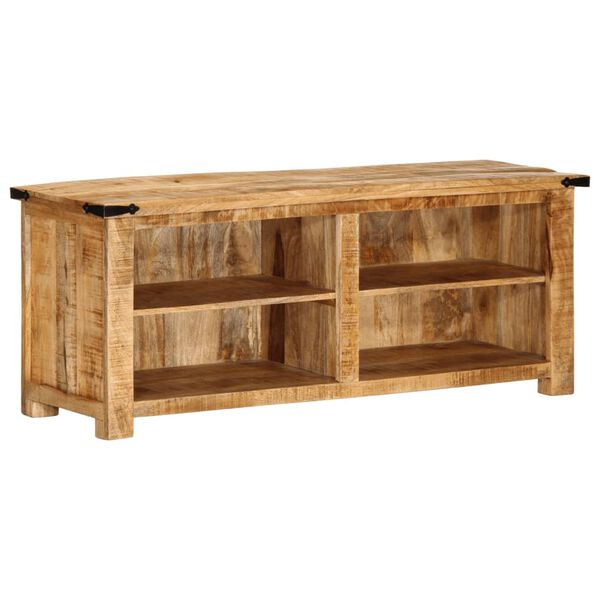 vidaXL TV-Schrank 110x35x40 cm Massivholz Mango