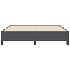 vidaXL Boxspringbett Dunkelgrau 180 x 200 cm Cordstoff