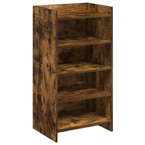 vidaXL Schuhschrank Ger&auml;ucherte Eiche 48 x 36 x 92 cm Holzwerkstoff