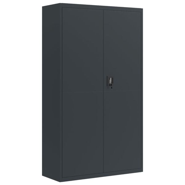 vidaXL Aktenschrank Anthrazit 105x40x180 cm Stahl