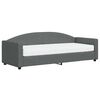 vidaXL Tagesbett mit Matratze Dunkelgrau 80x200 cm Stoff