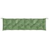 vidaXL Gartenbank-Auflage Blattmuster 200x50x7 cm Stoff
