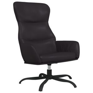 vidaXL Relaxsessel Schwarz Kunstleder
