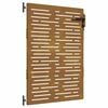 vidaXL Gartentor 85x125 cm Cortenstahl Quadratisches Design