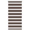 vidaXL Zebra-Rollo 40,9 x 100 cm, Stoffbreite 36,7 cm, Kaffeebraun