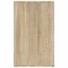 vidaXL Regal f&uuml;r Schminktisch Sonoma-Eiche 80x40x65 cm Holzwerkstoff