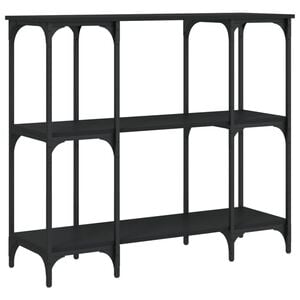 vidaXL Konsolentisch Schwarz 102x35x90 cm Holzwerkstoff