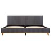 vidaXL Bettgestell Hellgrau Stoff 160&times;200 cm